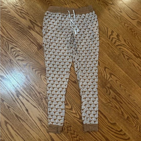 Little Sleepies Other - Little Sleepies Pajama Pants Womens Small Rust Rainbows